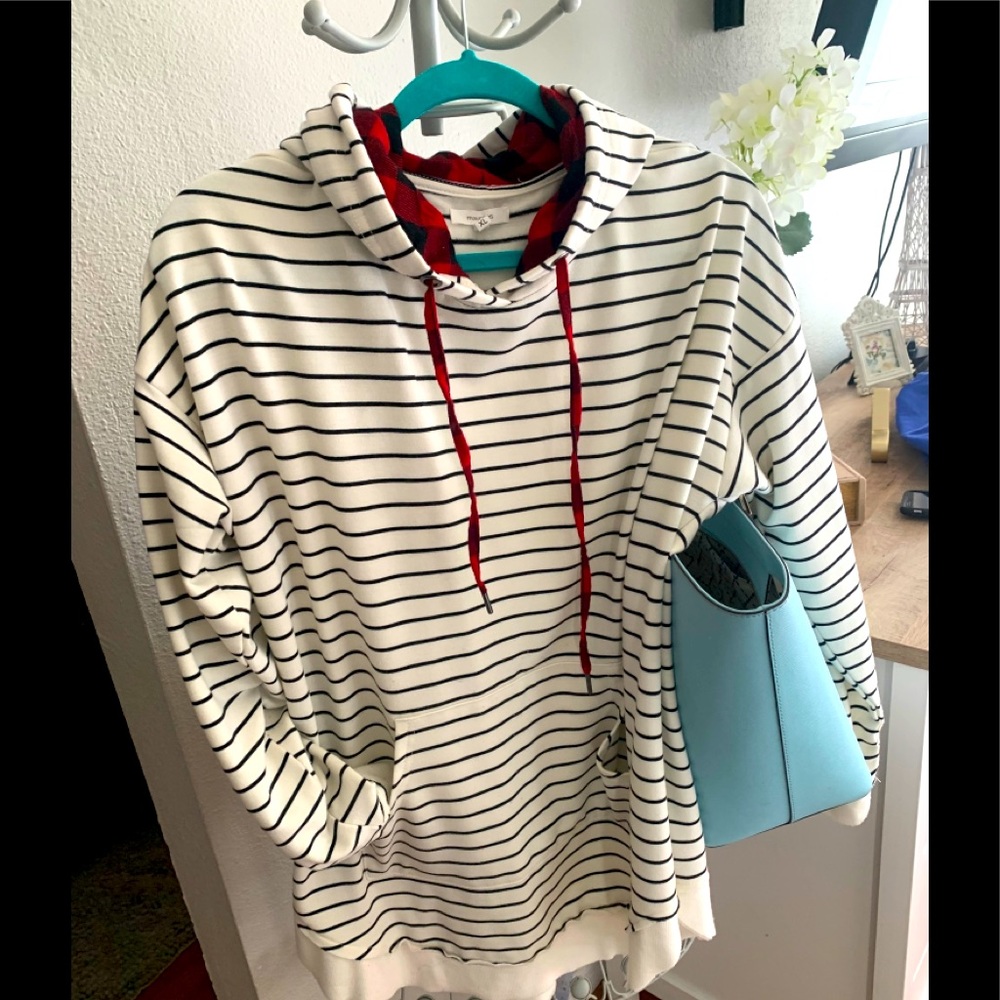 Maurices striped long sweatshirt
